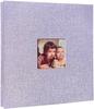 Photo Handmade Photo Large DIY Free High Transparency Postcard Fabric Cover Self-adhesive Album, Book, Capacity, File, Album, Film, Storage, (purple)