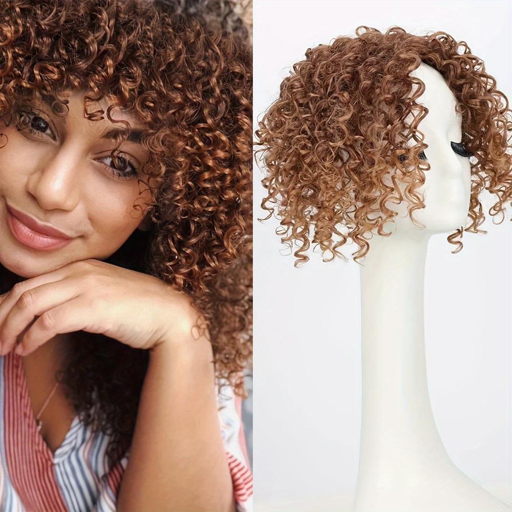 Hair Extension Short Afro Kinky Curly Hair Toppers Thinning Hair Topper Increase Hair Volume