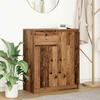 VidaXL Buffet with Drawer Old Wood 71x35x84 Cm Engineered Wood, Storage Furniture, Buffet, Entrance Furniture, Furniture 861596