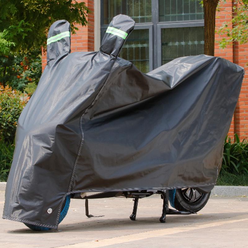 Universal Weatherproof Electric Car and Motorcycle Cover - Rain & Sun Protection, Thickened Dustproof Design