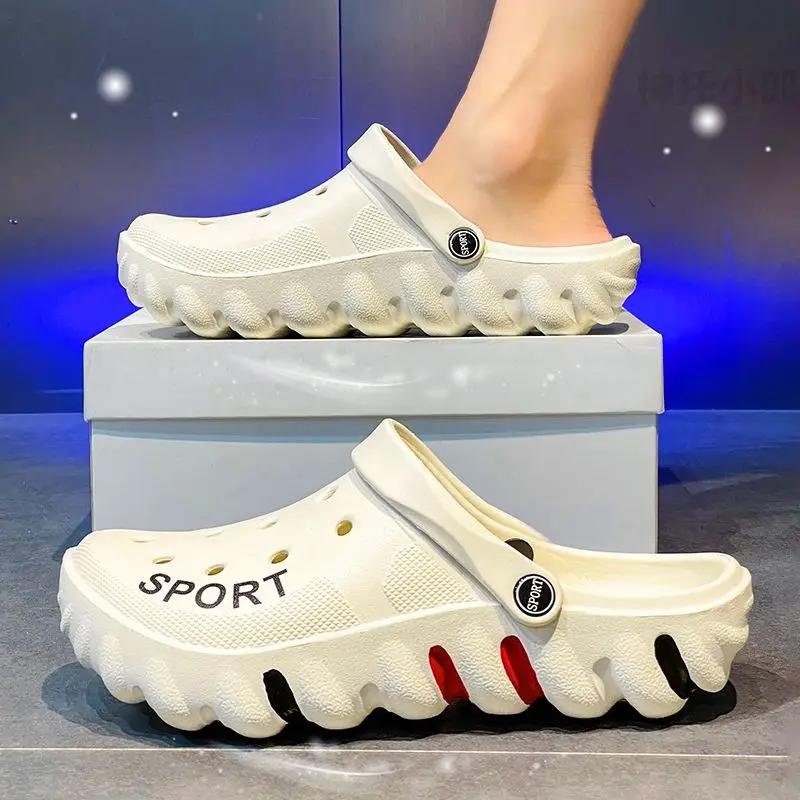 Fashion Sandals Man Beach Casual Shoes Slip-resistant Slippers for Men Designer Luxury Elegant Comfortable Clappers 2024 Summer Sale Fun