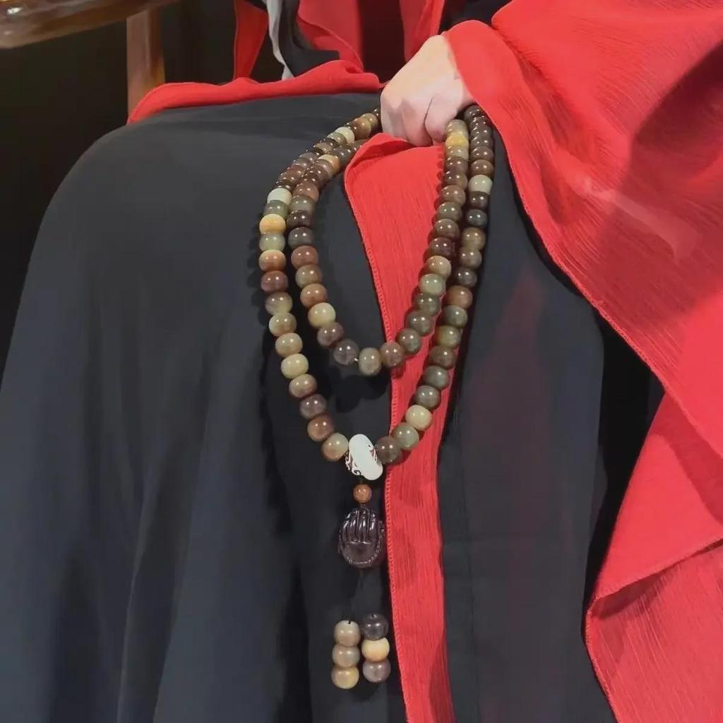 Dunhuang Wentian 108 Beads: Genuine Bodhi Rosary Bracelet for Men & Women - National Treasure Quality