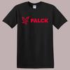 Медицинская черная футболка Falck USA Топ унисекс
