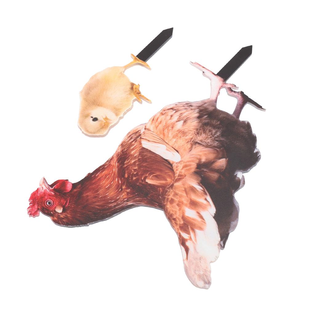Имитация куриного сада, акриловая курица, декоративная садовая кола для дома и двора