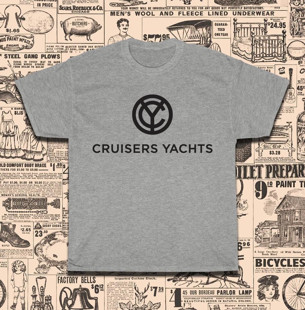 New Cruisers Yachts Men039s TShirt American Size S5XL TShirt Unisex T-Shirt