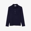 Lacoste Женская облегающая футболка-поло с длинным рукавом PF5464-55N166