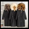 Пальто из искусственного меха, свободное пальто, толстое теплое мужское плюшевое пальто, внутренняя подкладка из лисьего волоса, съемный воротник, длинные меховые парки, меховая куртка