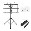 Adjustable Folding Lightweight Music Stand Aluminum Alloy Tripod Stand Holder with Carrying Bag