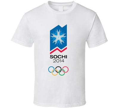 Зимние Олимпийские игры 2014 в Сочи Унисекс Футболка