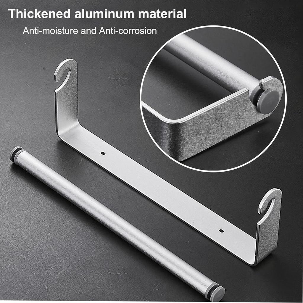 Космический алюминиевый держатель кухонного рулона, настенный держатель бумажных полотенец, кухонный держатель рулонной бумаги под шкаф для ванной комнаты, кухни