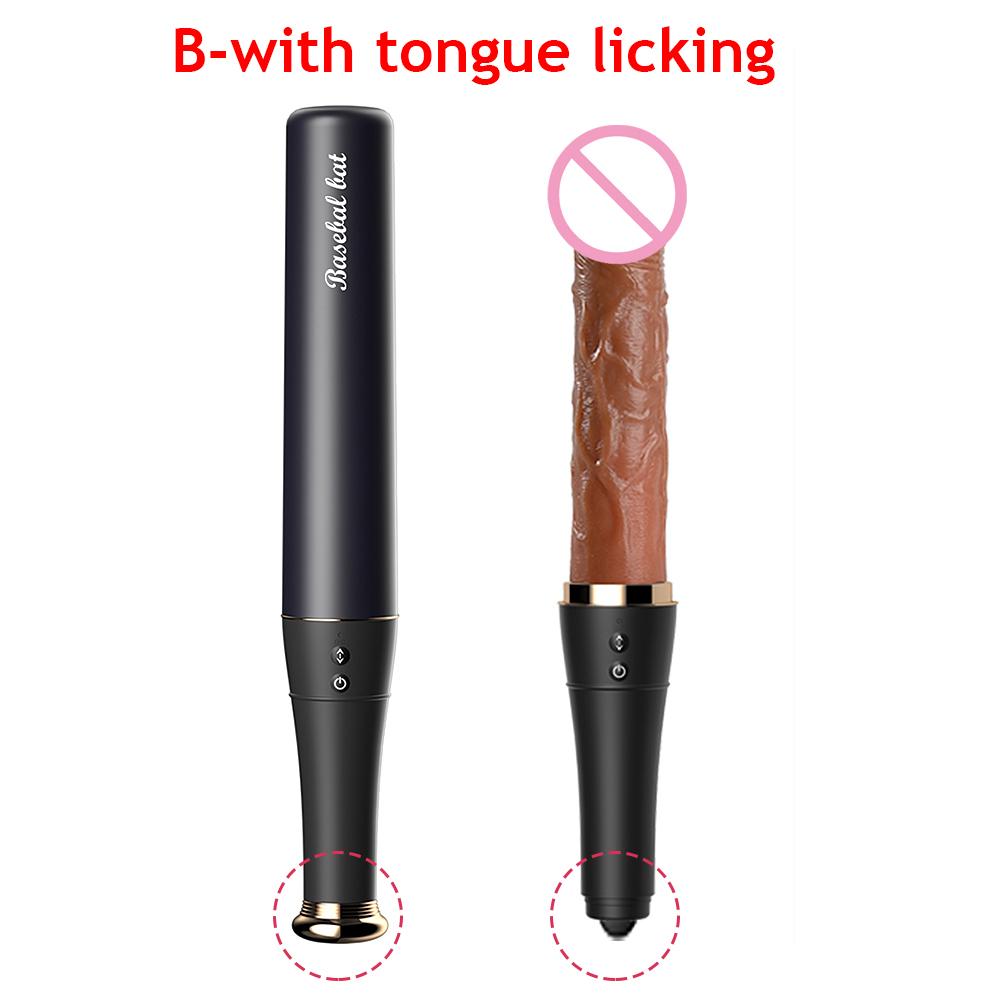 19CM Realistic Thrusting Dildo Vibrator for Women Vagina Anal Stimulator Heating Auto Telescopic Masturbator Sex Toys for Couple