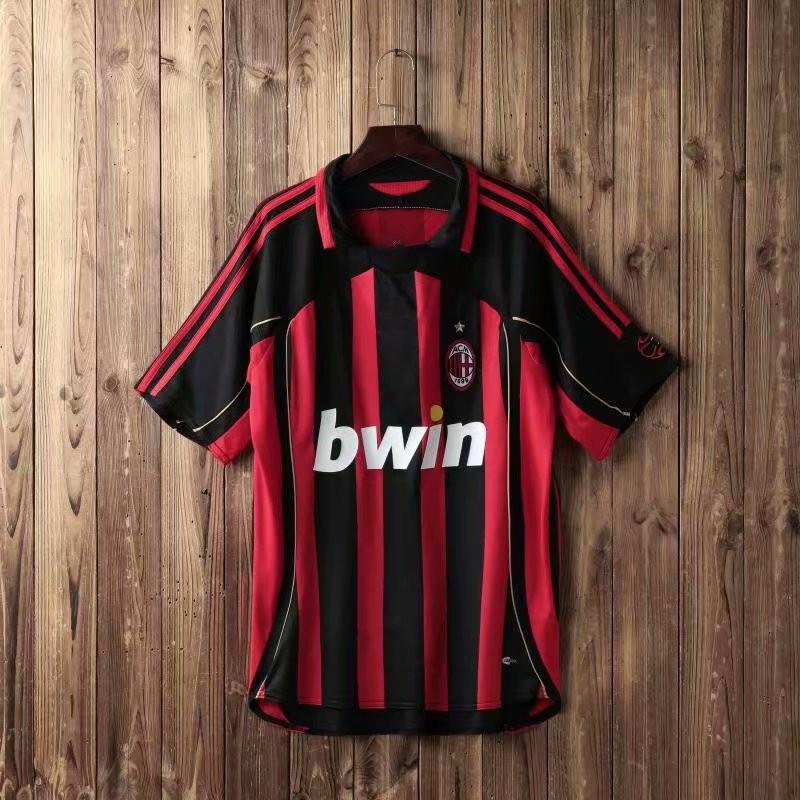 Ретро футбольная форма AC Milan Кака Неста Мальдини Инзаги Пирло Короткий рукав Длинная футбольная рубашка Мужская Женская Взрослая