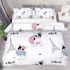 French Bulldog Bedding Set Cartoons Puppy Children Bedclothes Cute Duvet/Quilt Cover And Pillowcase Kawaii Boys Girls