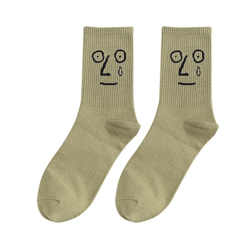 1 Pair Korea Funky Harajuku Trend Women Candy Colors Casual Funny Socks Girl Kawaii Socks Unisex Surprise Mid Women Crew Socks