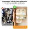 2/3Layer Large Capacity Storage Mesh Bag Underwear Socks Storage Bag Breathable Wardrobe Organizer With Clothes Hanger
