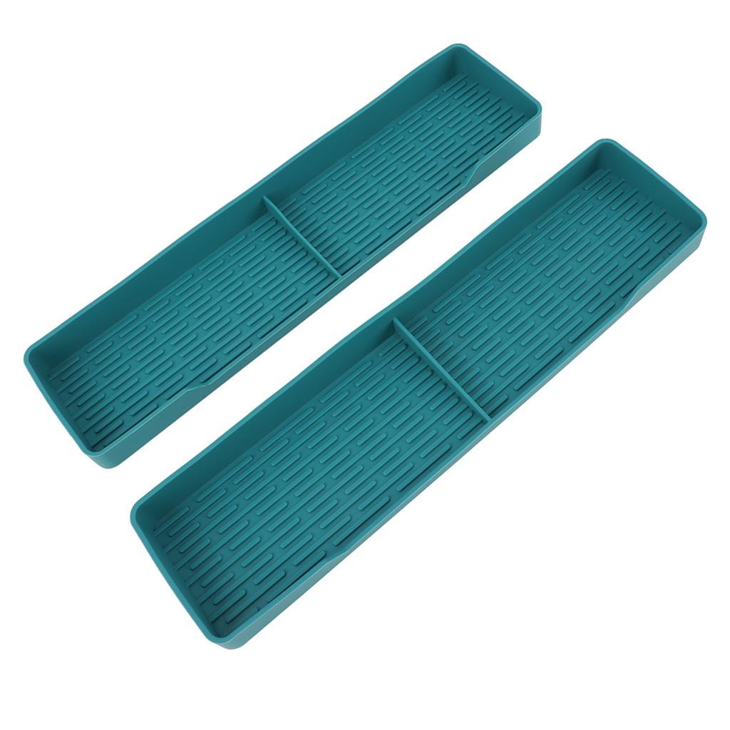 2 шт. Полка для плиты Силиконовая Магнитная Защита от протечек Противоскользящая Полка для верха духовки Органайзер для специй