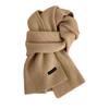 Woolen Cross Scarf Thicken Neck Scarf Winter Warm Knit Scarf  Girls