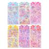 Sanrio Lovely Water Stickers 6 Types Cinnamoroll + Little Twin Star + My Melody + Pom Pom Purin + Kuromi + Hello Kitty, a Popular Character In Korea