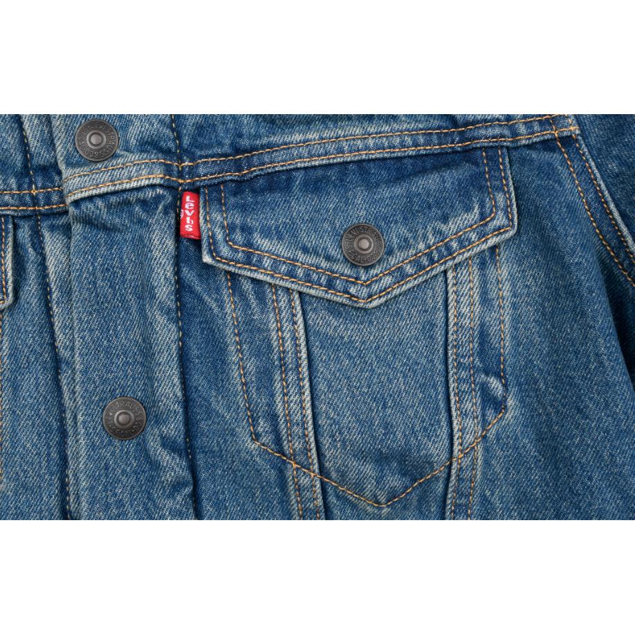 Levi's Denim Jackets Men's Blue Lapel Moderate Other 57696-0000