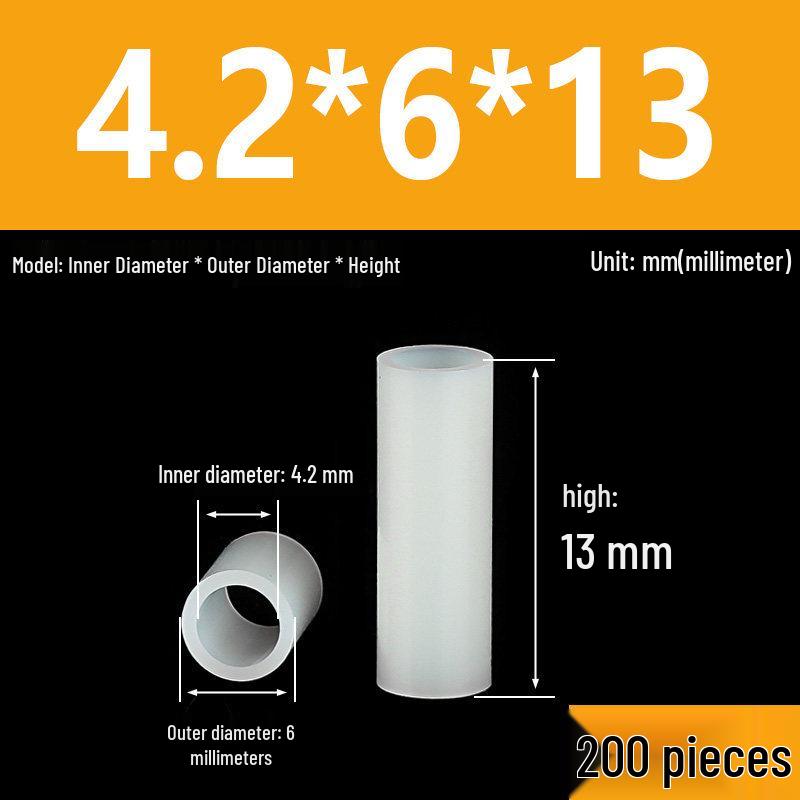 Nylon Spacer & Insulating Sleeve Set: M2.5-M7 Sizes, Thickened Washer, Isolation Shaft & Lamp Column
