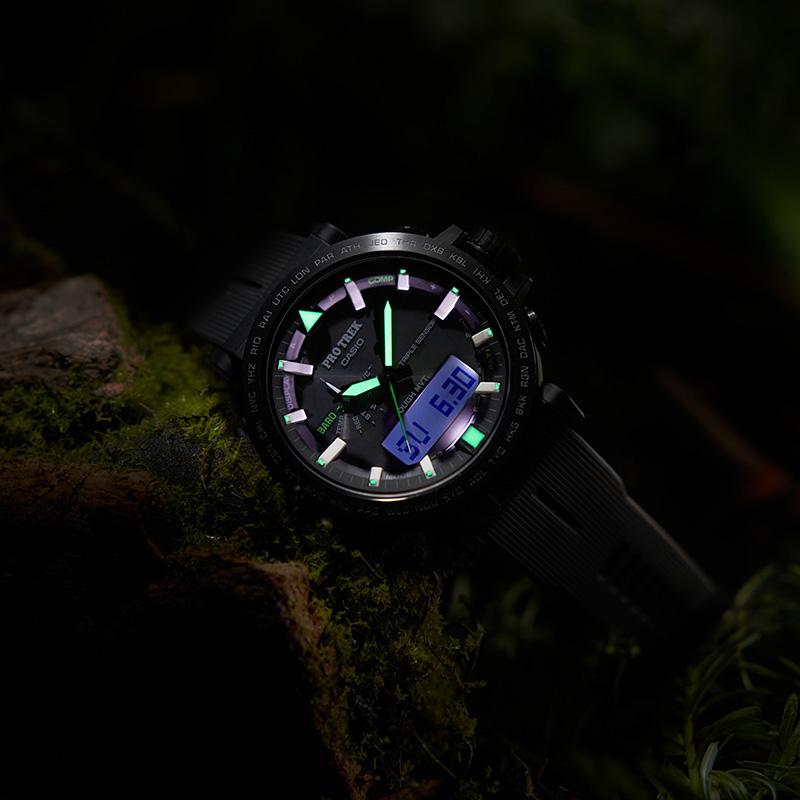 Casio Мужские часы PRO TREK Черные PRW-6621Y-1PR PRW-6621Y-1PR