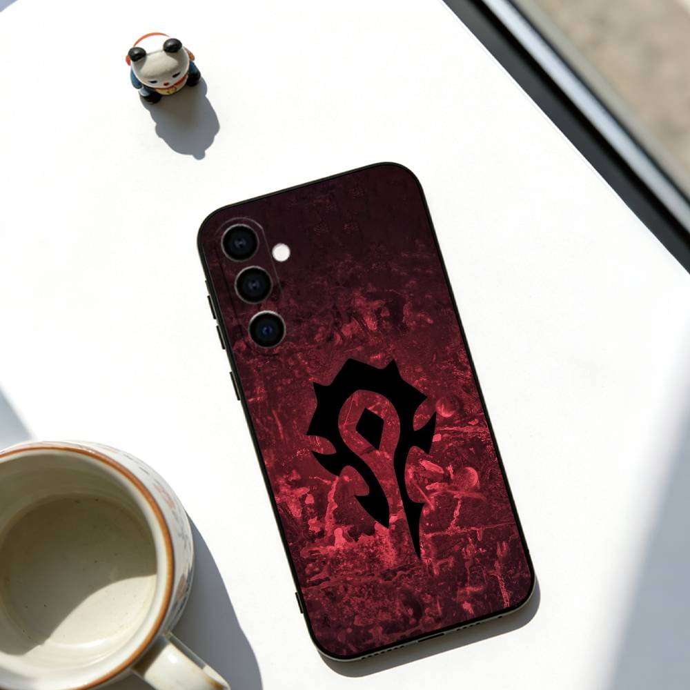 Чехол для телефона W-Warcraft G-Game Мягкий черный Для Samsung Galaxy A73,A72,A71,A70,A53,A52,A51
