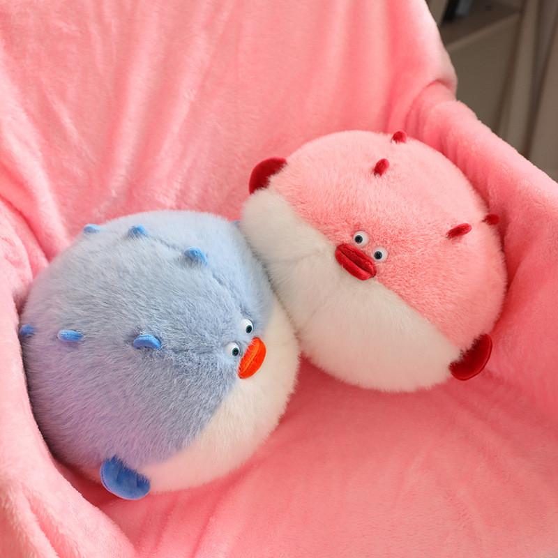 Cat Eating Cute Fish Plush Toy Doll Soft Doll Office Napping Gift Pillow