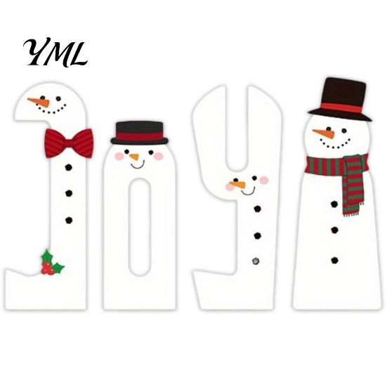 New Year Decorative Accents Wooden Christmas Tiered Tray Decor, Santa Reindeer Snowman Figurines Keepsake Gifts for Holiday Tabletop Decorations