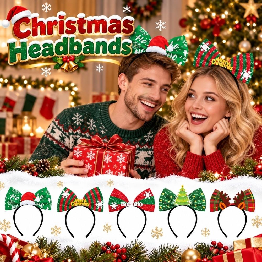 Cute Christmas Headbands Elk Party Hair Accessory Cosplay Hair Hoop Costume Party Accessories