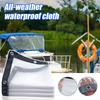 Clear Waterproof Heavy Duty Tarp Rainproof Covering Garden Furniture Protector Camping Tent Accessories for Patio Plants Henhous