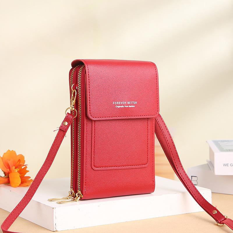 Women's Crossbody Phone Bag: Versatile, Multi-Functional, Vertical Touchscreen Shoulder Bag