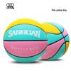 San Huan Size 7 Blue PU Indoor/Outdoor Basketball