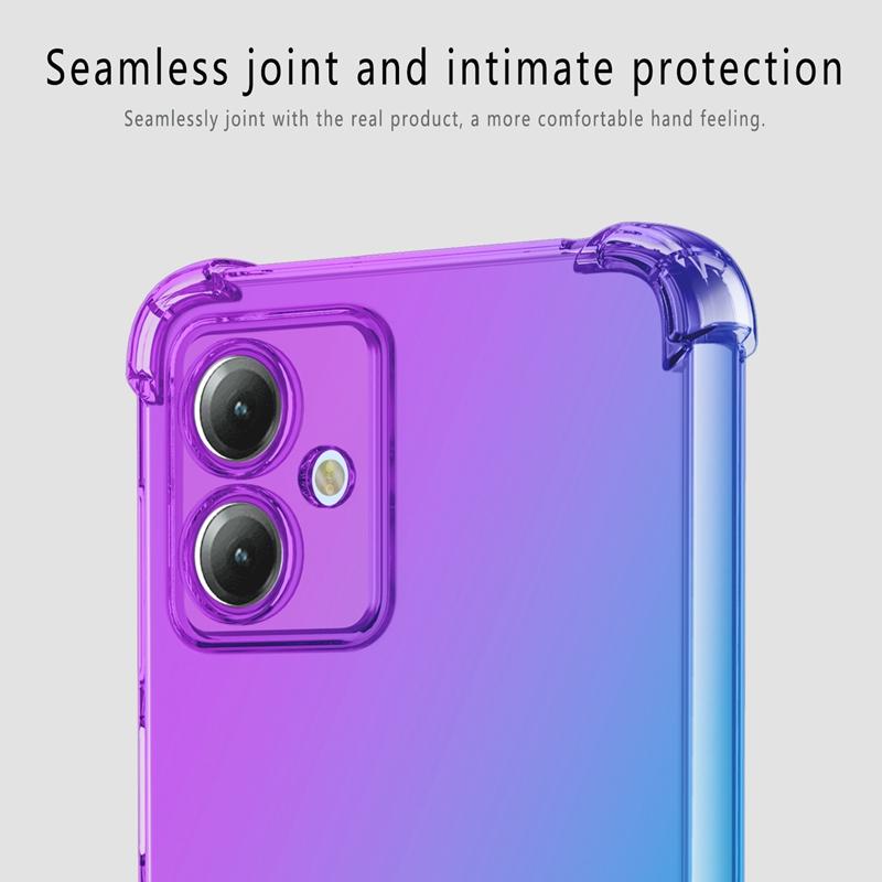 Ударопрочный градиентный силиконовый TPU чехол для Motorola Edge 40 Neo Moto Edge 30 Fusion Защитная крышка Fundas Coque Capa