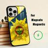 Крутой чехол для телефона с узором Т-Турция-Y Фенербахче-Э-N Для iPhone 17, 16, 15, 14, 13, 12, 11 Plus, С крышкой для магнитной беспроводной зарядки