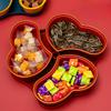 PP Plastic Candy Box New Year's Festival Festive Candy Box Snack Box Creative Partition Heart-shaped Dried Fruit Box
