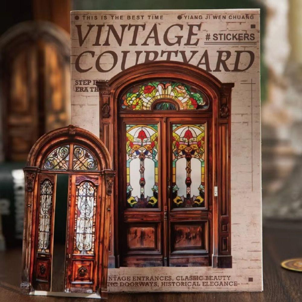 60 Pcs Multifunctional Hard Card Stickers Multipurpose Decorative Stickers New DIY Handbook