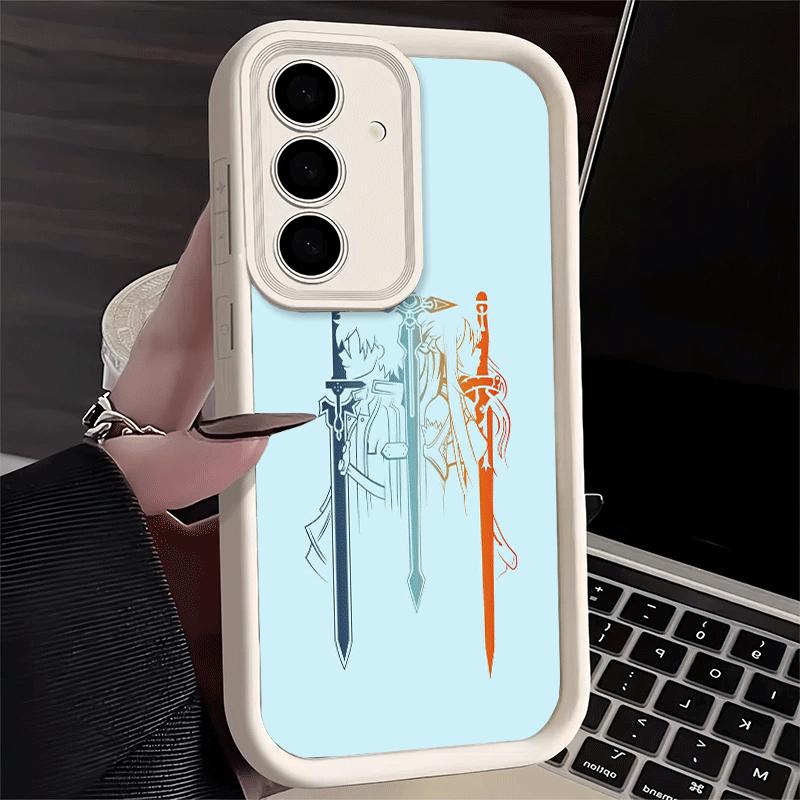 Чехол для телефона Samsung Galaxy S26 S25 Ultra S24 FE Sword Art Online Аниме Оболочка S23 Plus S22 + S21 S20 5G Мягкий силикон Funda