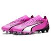 Puma Ultra Match Low AG FG Soccer Shoes Unisex Soccer Shoes Pink White 107754-01