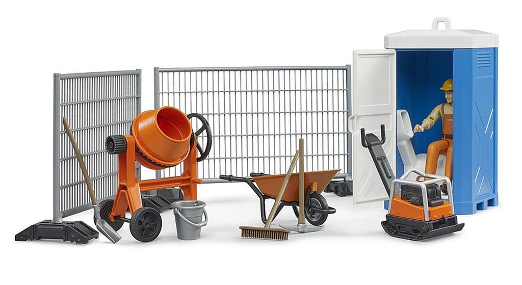 Набор для строительства bruder BR62008 (с фигурой)