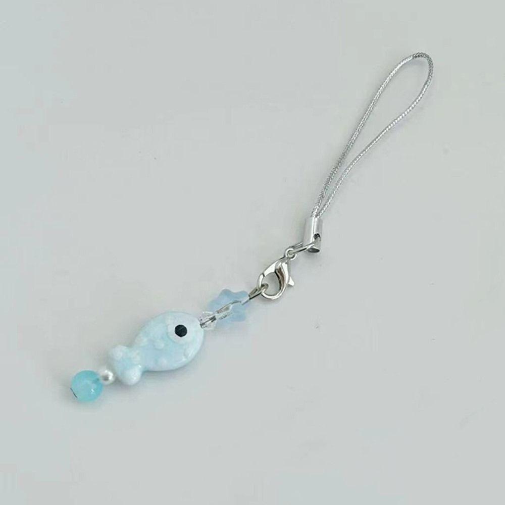 Phone Charm Fish Phone Chain Sweet Y2K Mobile Lanyard Phone Case Cell Phone Strap Girls Women