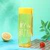 Water bottle creative plastic water cup 100ml summer simple sports teacup for boys and girls