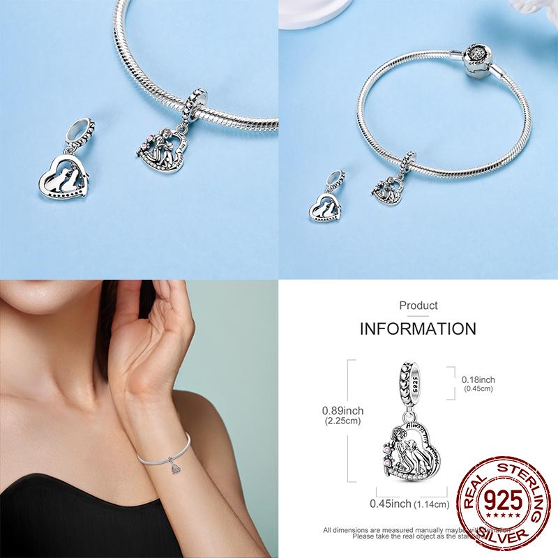 Серия Животные Медные Шармы Бусины Собака Змея Леопард Подвески Подходят для Оригинального Браслета Ожерелья Сделай Сам Для Женщины