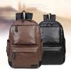 Men's Shoulder Bag Korean New Fashion PU Leather Man Double Shoulder Backpack Large Capacity