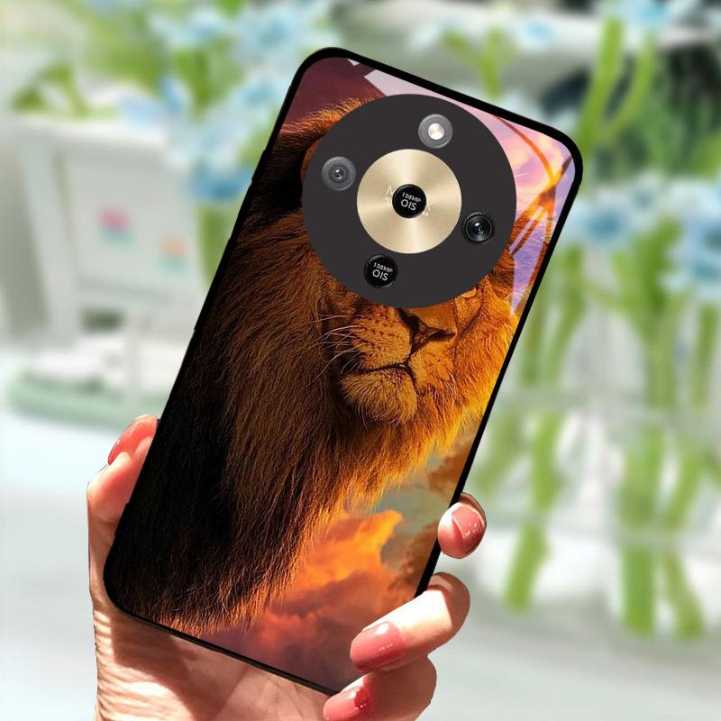 Для Honor X9d HonorX9d Чехол MTN-NX1 Роскошный Расписной Чехол Закаленное Стекло Корпус Телефона Для Honor X 9 D Fundas Coque Защита Камеры