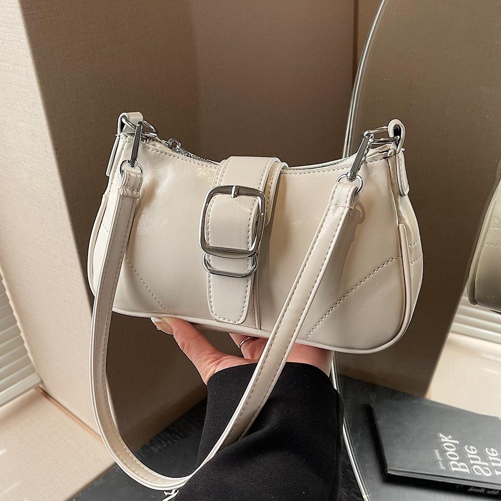 Premium Sense Niche Underarm Handbag Women'S Fashion Casual Commuter Baguette Bag Versatile Shoulder Bag