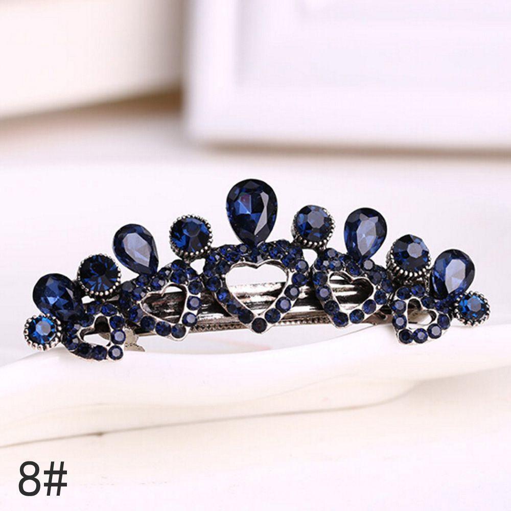 Ретро Винтаж Металл Кристалл Стразы Цветы Шпилька Бантик Заколка Бабочка Заколка Для Волос