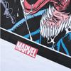 EVERSOUL Marvel Short Sleeve T-Shirt, Venom, Avengers, Captain America, Hulk, American Comic Book Merchandise, Men's, White, Size M