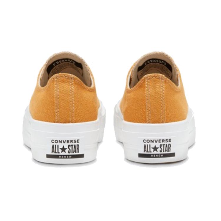 Кеды Chuck Taylor All Star Wmns Renew Cotton Converse на платформе низкие 'Sunflower Gold' Женские 567104C