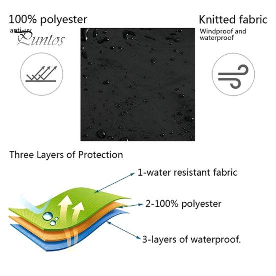 Уличный изолированный чехол для джакузи с защитой от ультрафиолета и шнурком, водонепроницаемый, универсальный, подходит для садовой мебели, защитный чехол для резервуара с водой