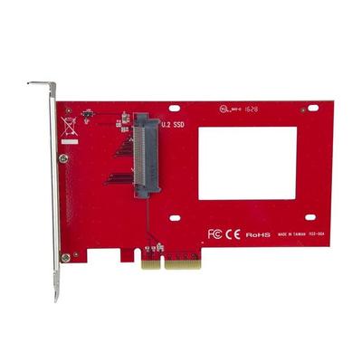 Адаптер U.2 на PCIe для SSD U.2 NVMe - STARTECH - SFF-8639 - PCI Express 3.0 x4